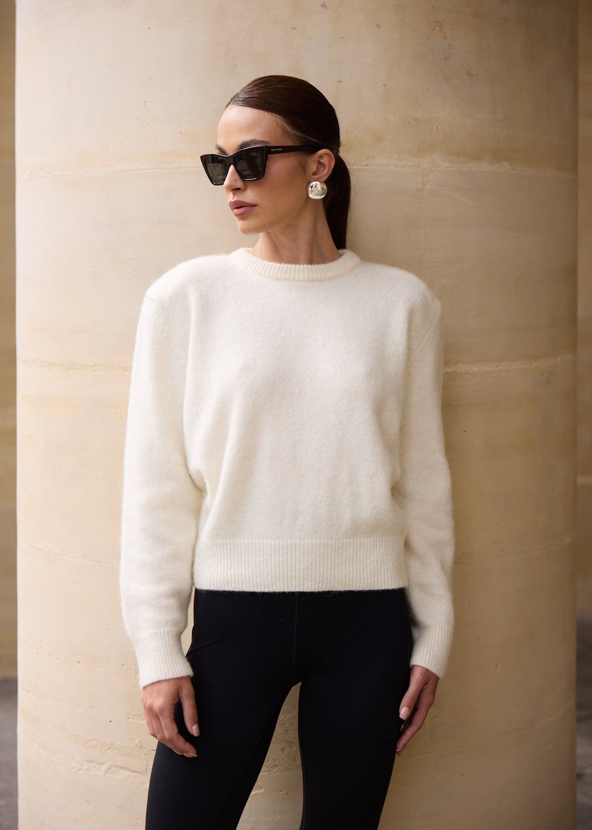 SWETER ALIA ALPACA ECRU