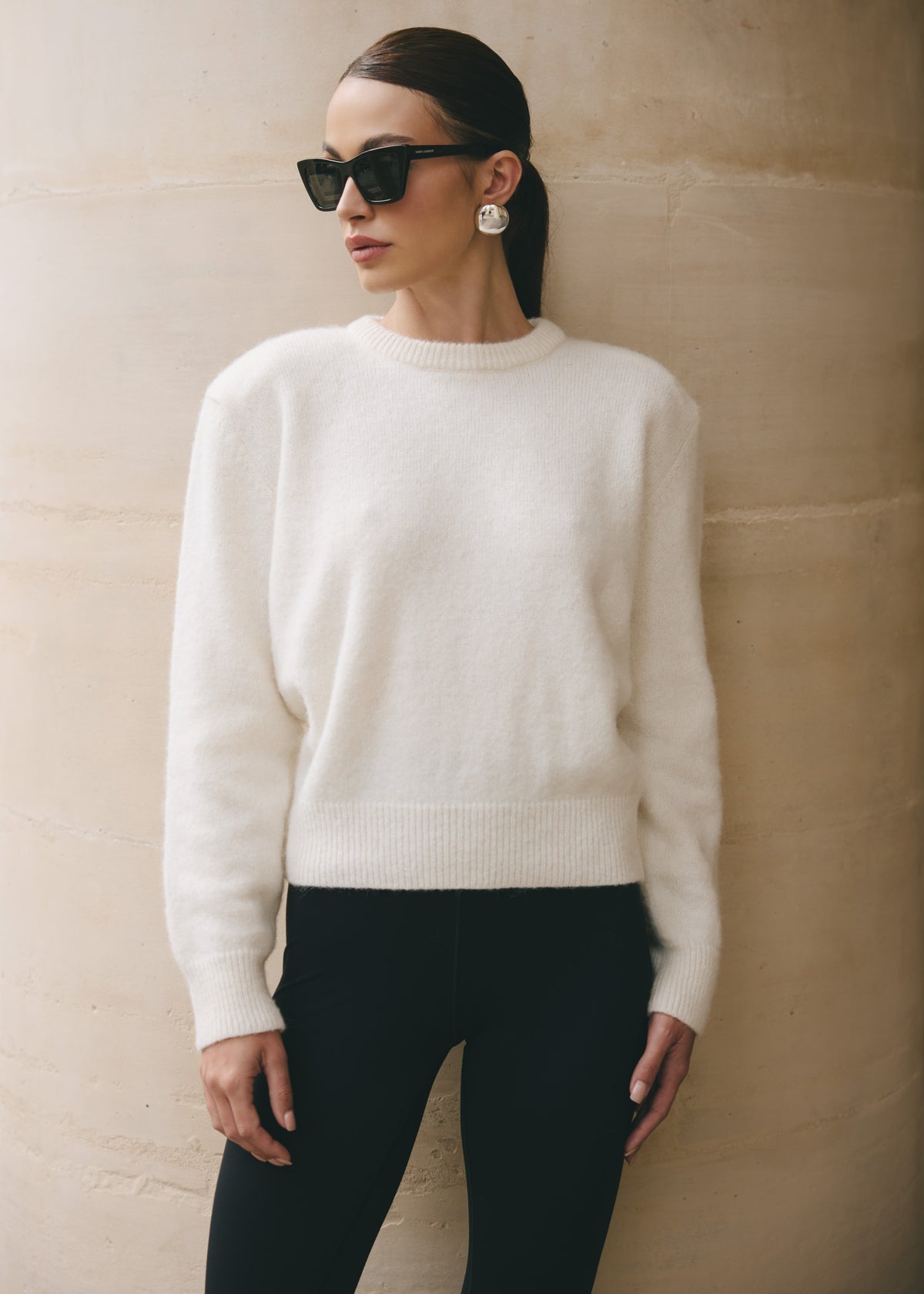 SWETER ALIA ALPACA ECRU
