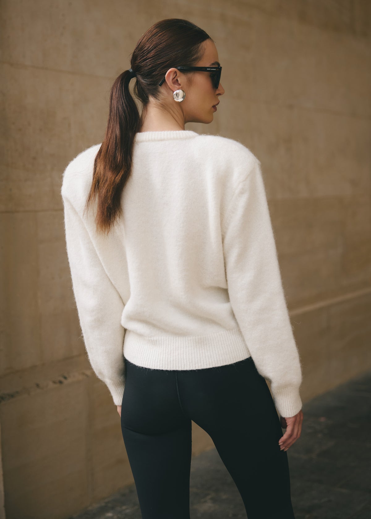 SWETER ALIA ALPACA ECRU