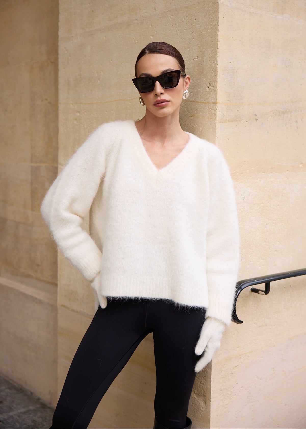 SWETER ELEN ECRU