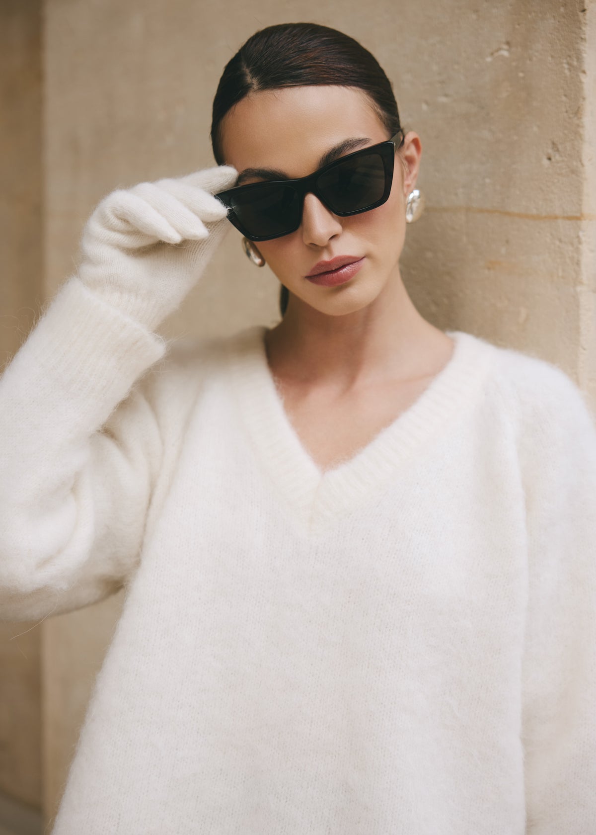 SWETER ELEN ECRU