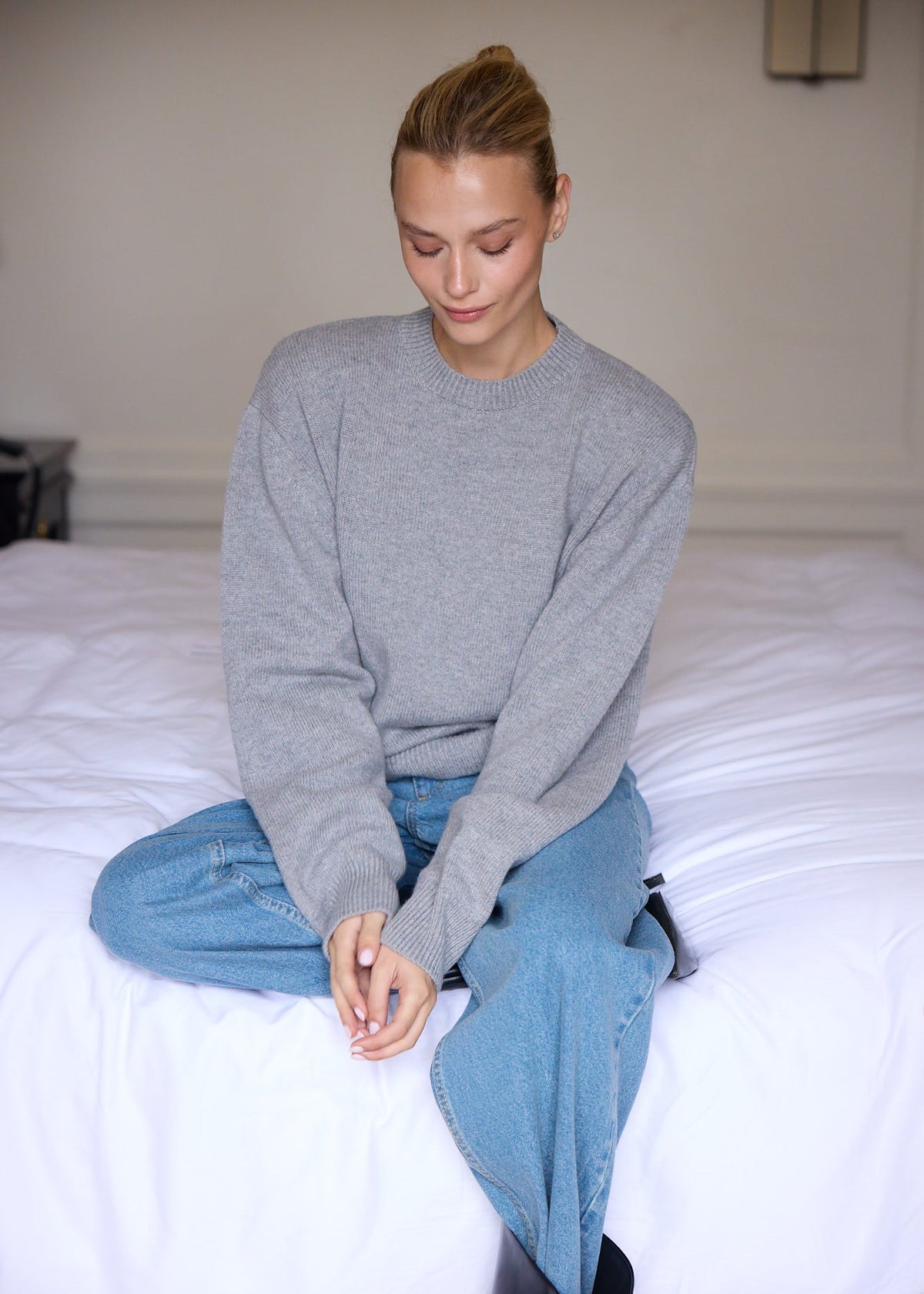 SWETER CECILIA LIGHT GREY