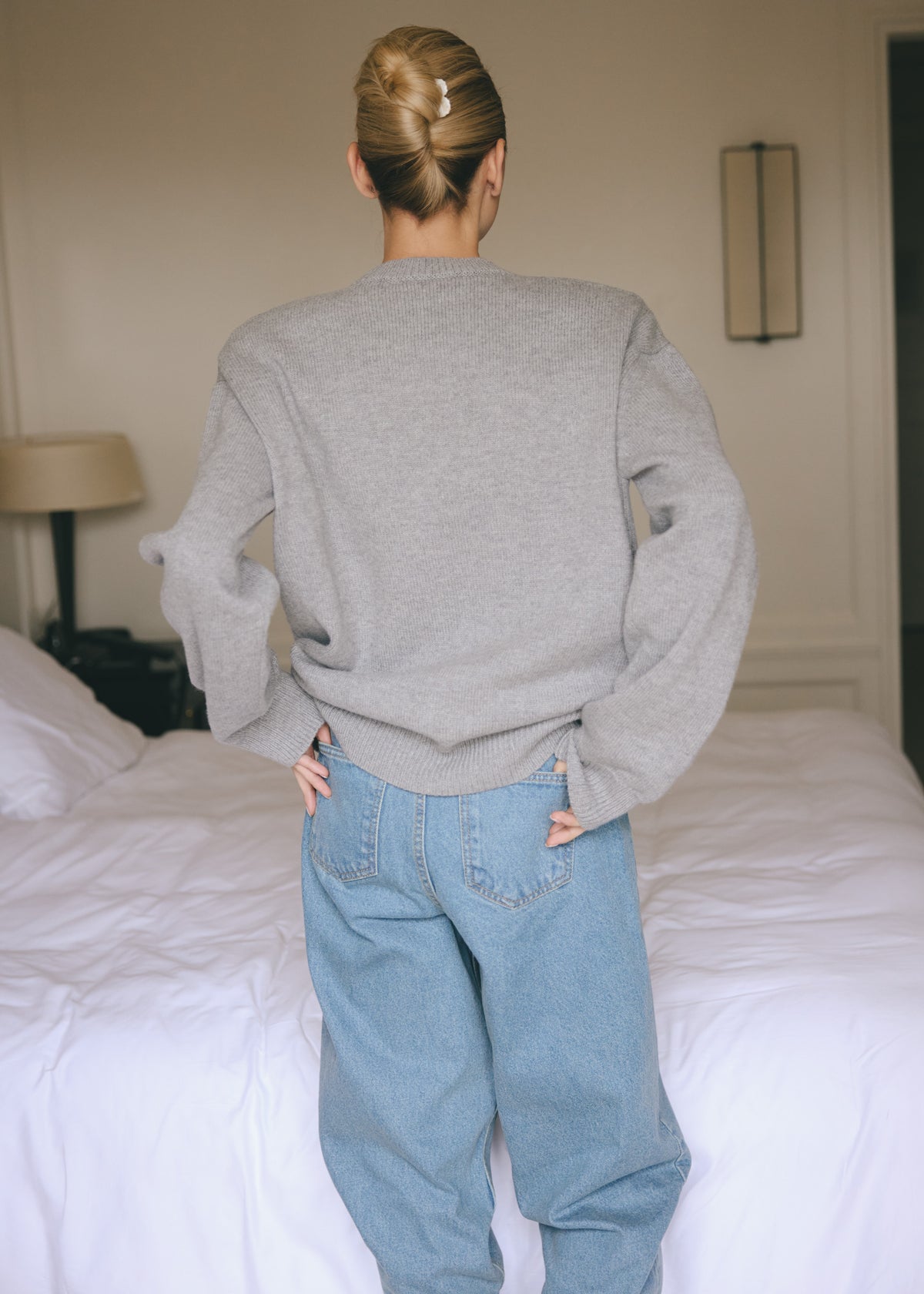 SWETER CECILIA LIGHT GREY