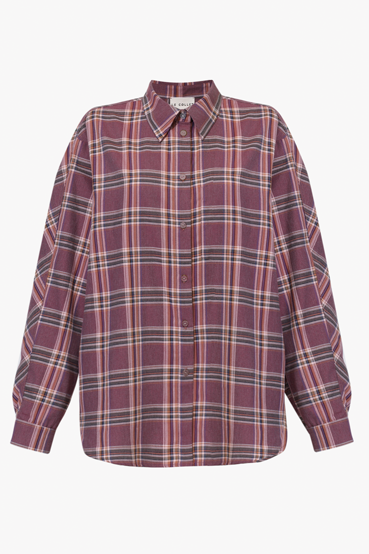 KOSZULA DYLAN AUBERGINE LECOLLET
