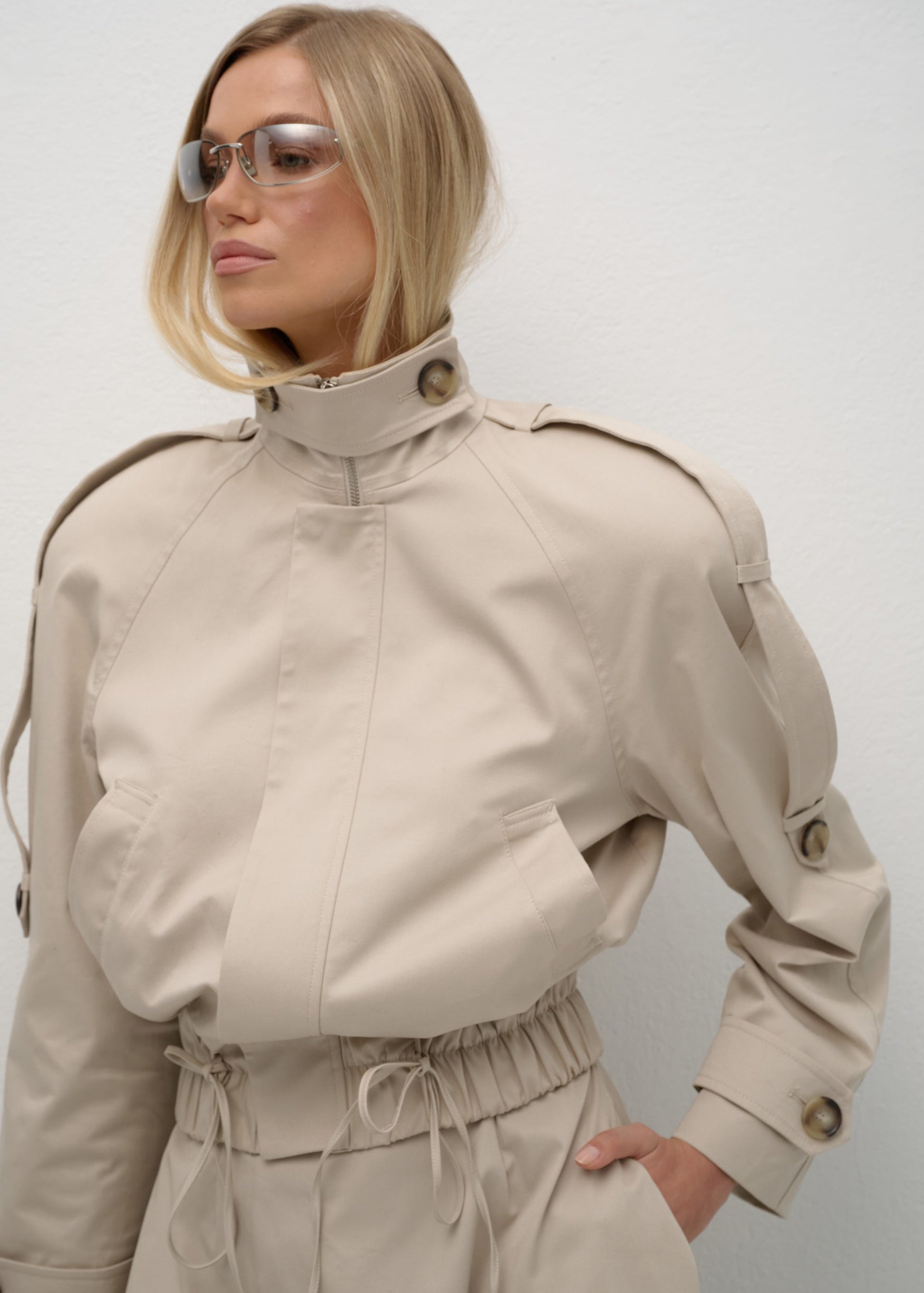 KURTKA PARCO BEIGE LECOLLET