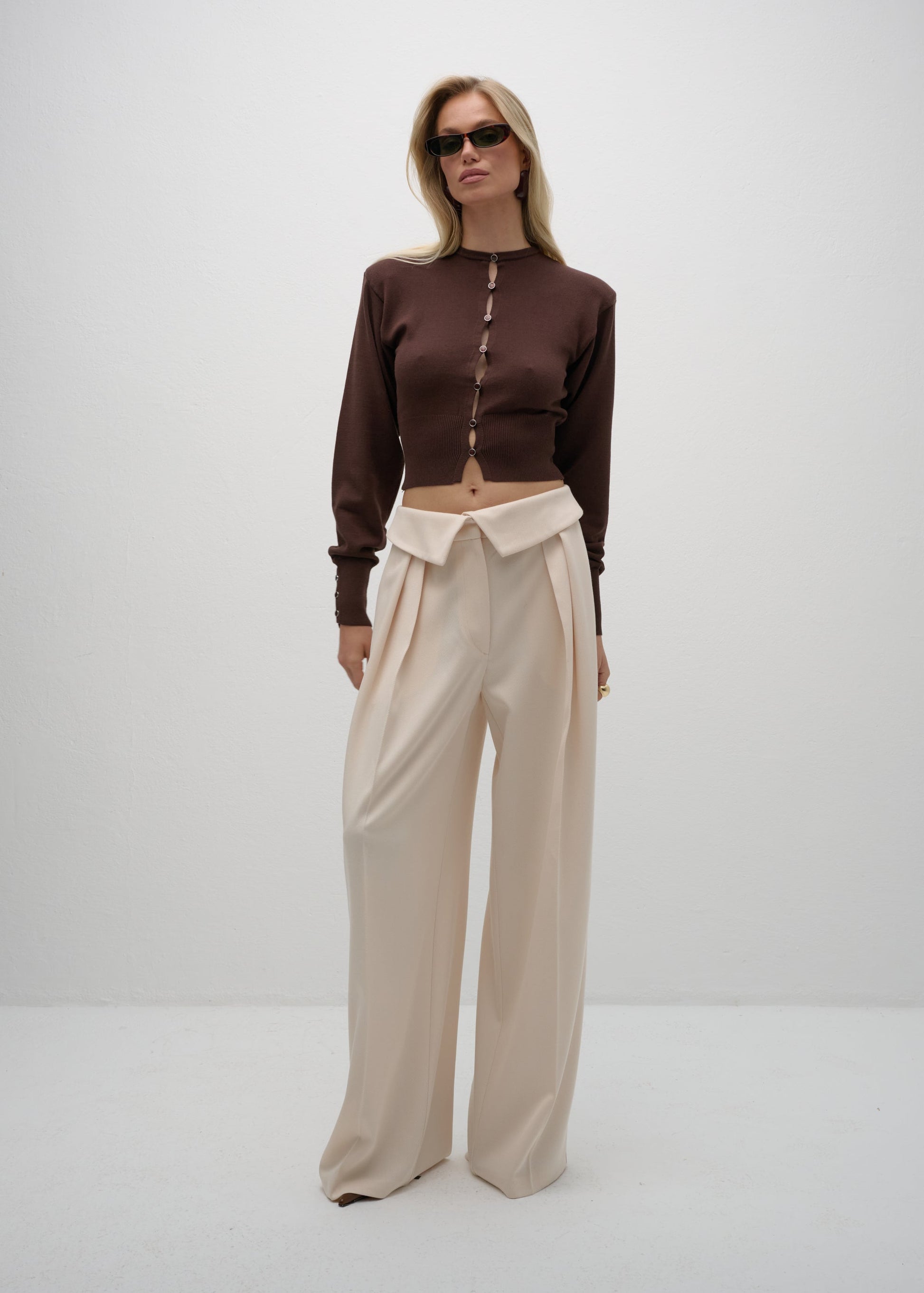 KARDIGAN MARFA BROWN LECOLLET