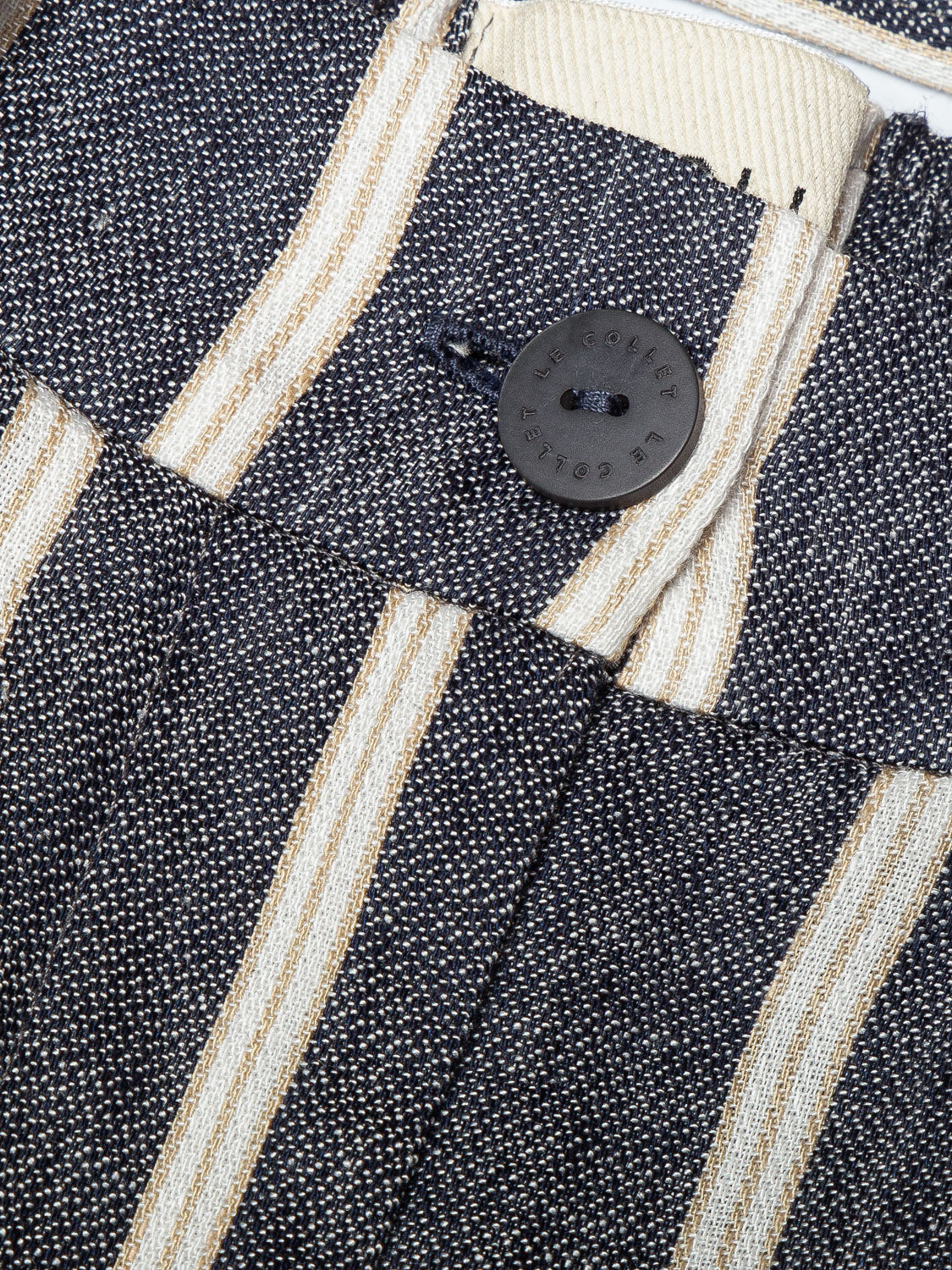 NORIE BELT LINEN STRIPES LECOLLET