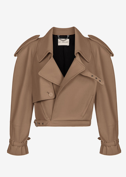 KURTKA KLERO CAMEL LECOLLET