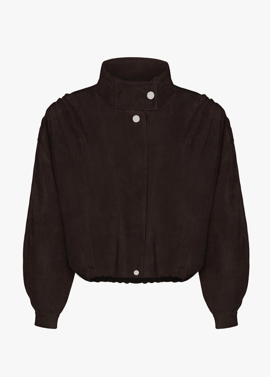 KURTKA ORLANDO BROWN SUEDE LECOLLET