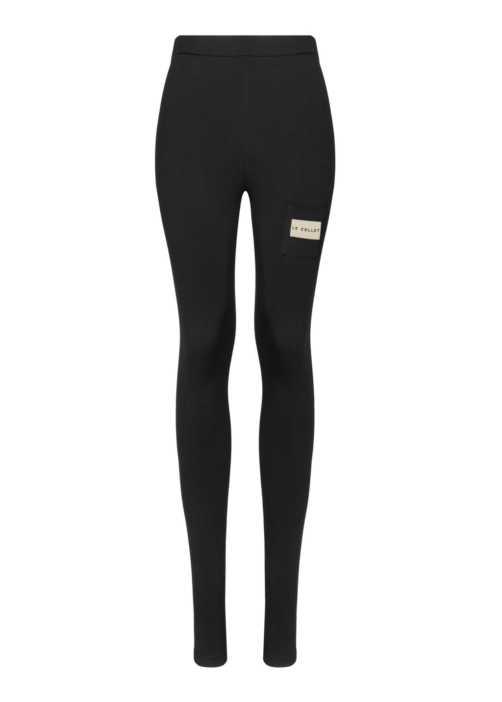 THERMO LOGO BLACK LEGGINGS