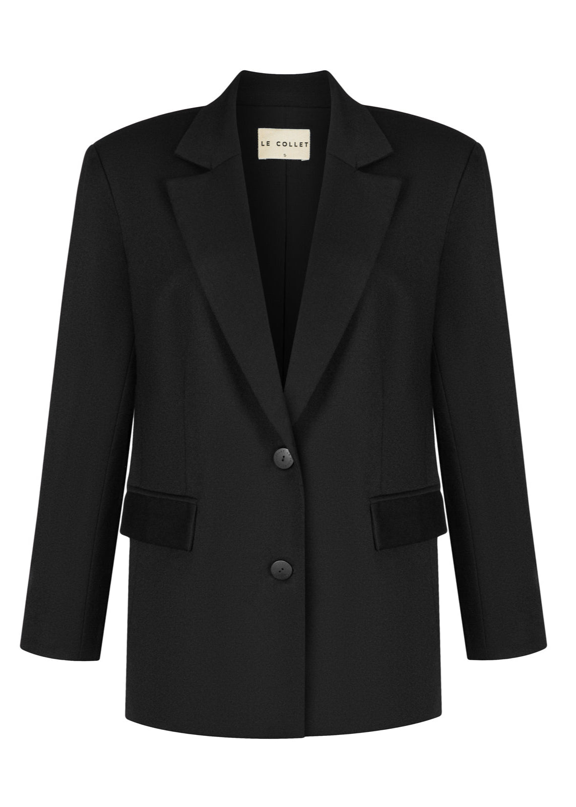 MARYNARKA TUYA WOOL BLACK LECOLLET