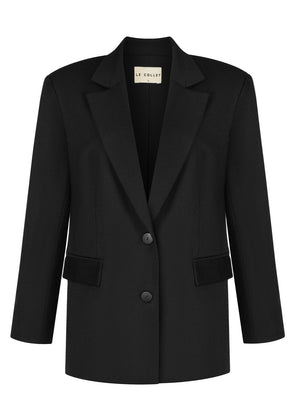 MARYNARKA TUYA WOOL BLACK LECOLLET