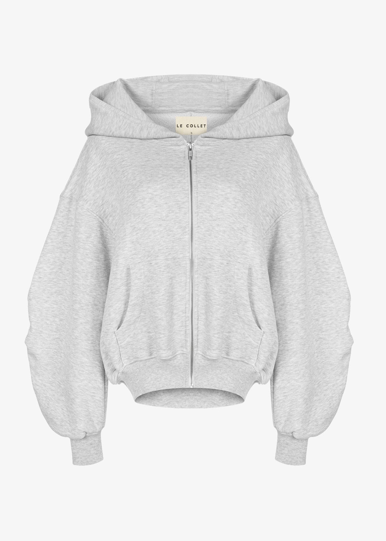 BLUZA TOMZI GREY MELANGE LECOLLET