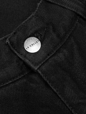 SZORTY VISO RIB BLACK LECOLLET