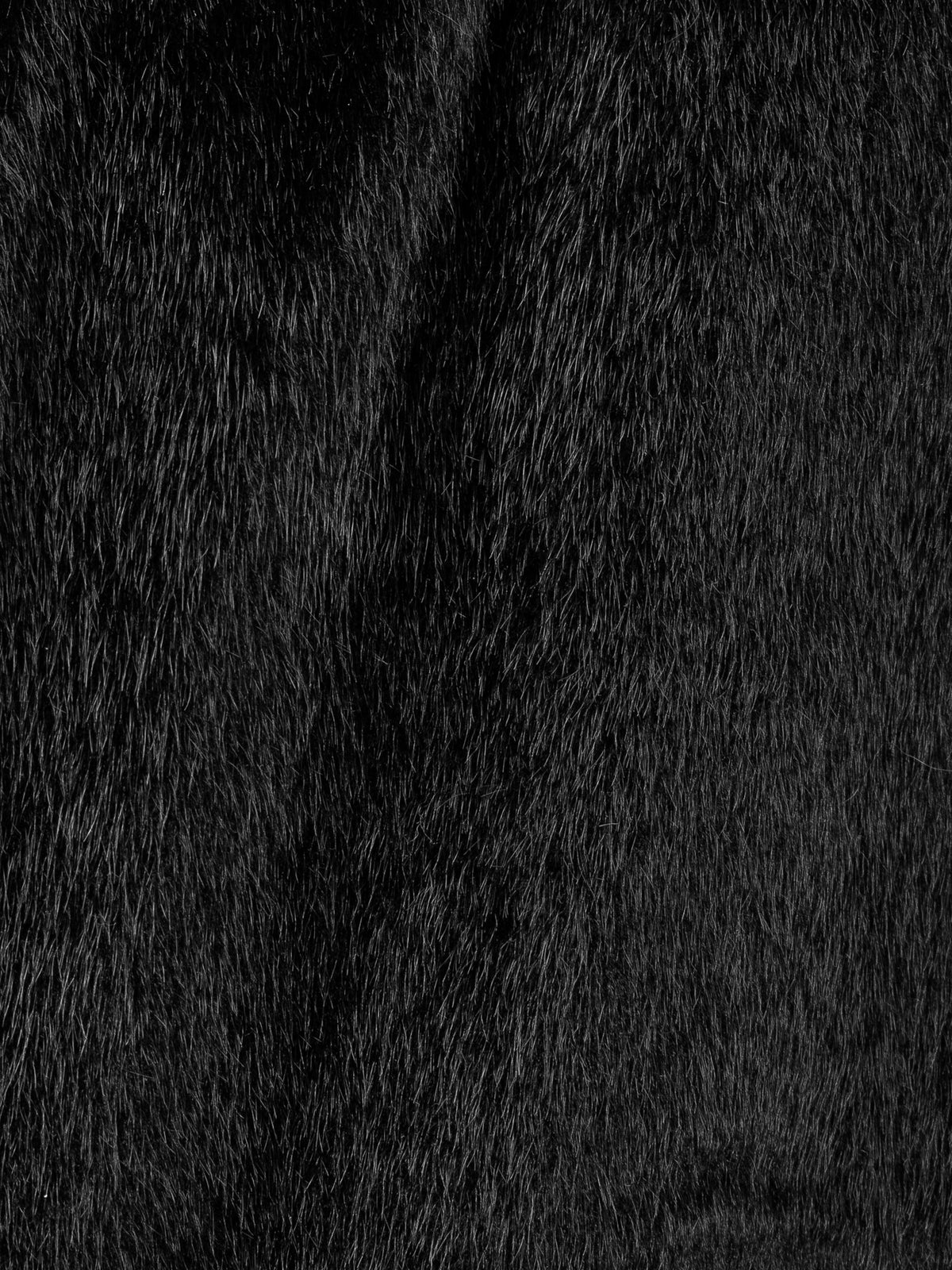 PŁASZCZ BOLD PONY HAIR BLACK