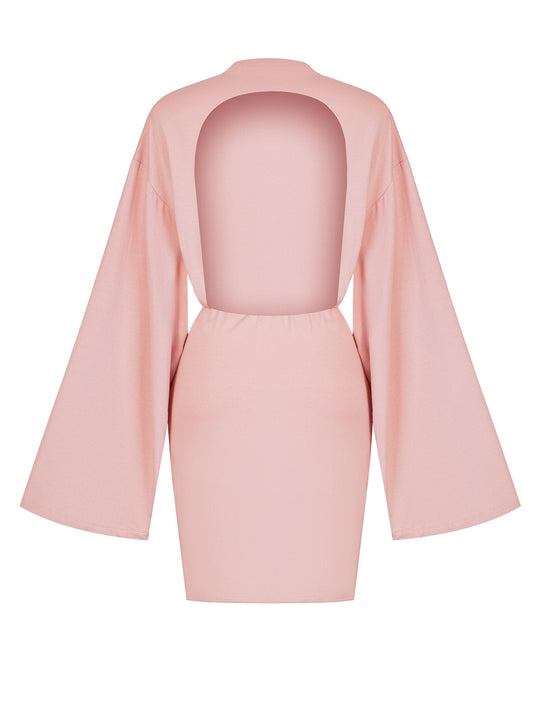 AURI BACKLESS SHORT POWDER PINK LECOLLET