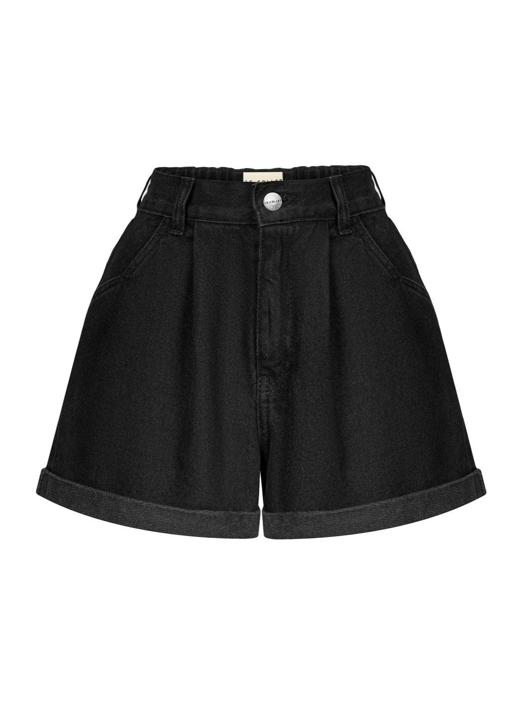 SZORTY VISO RIB BLACK LECOLLET