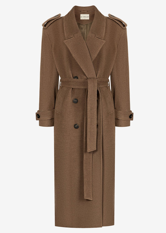 PŁASZCZ SOHO WOOL CAMEL LECOLLET