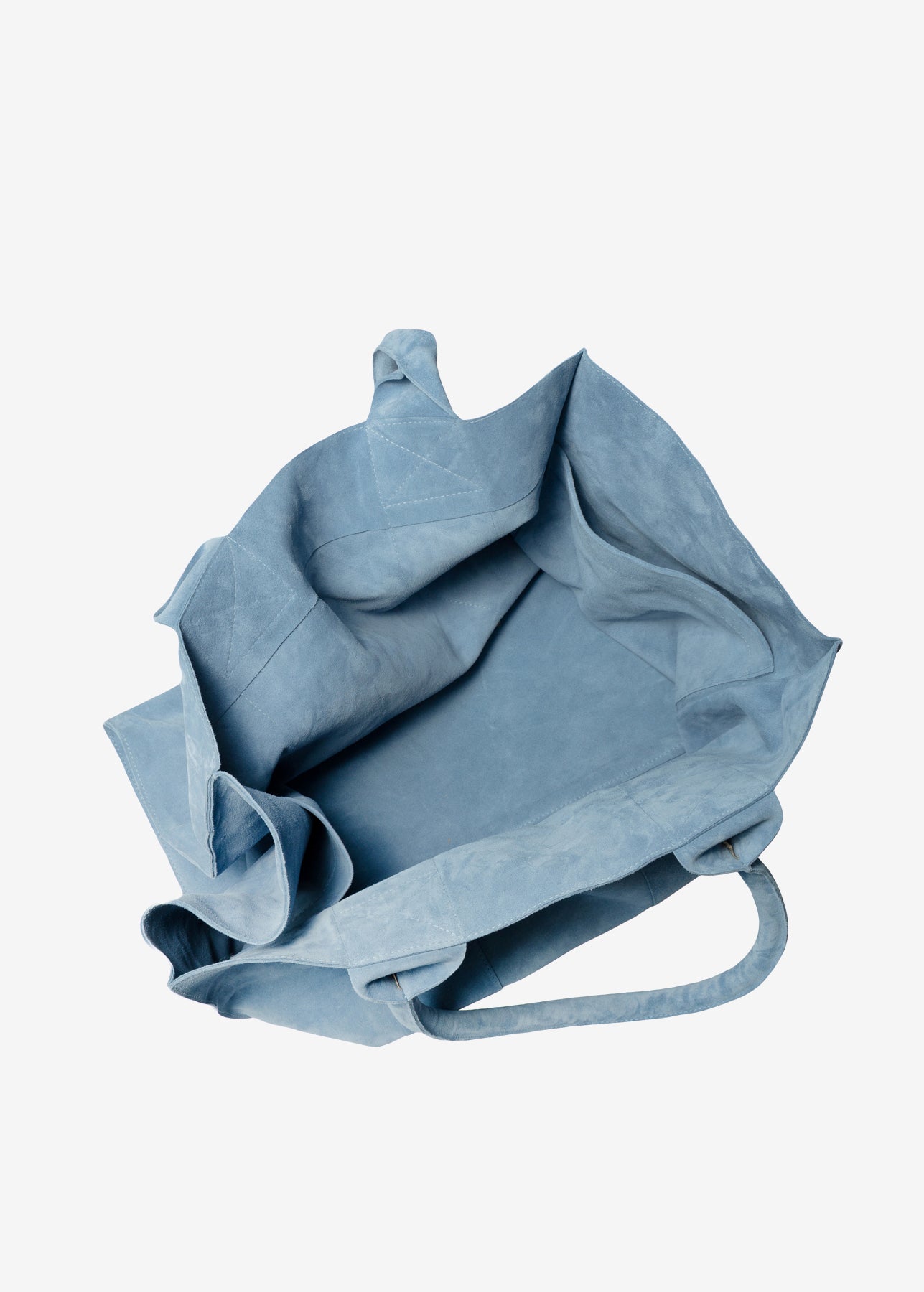 TORBA BIG BAG LIGHT BLUE SUEDE LECOLLET