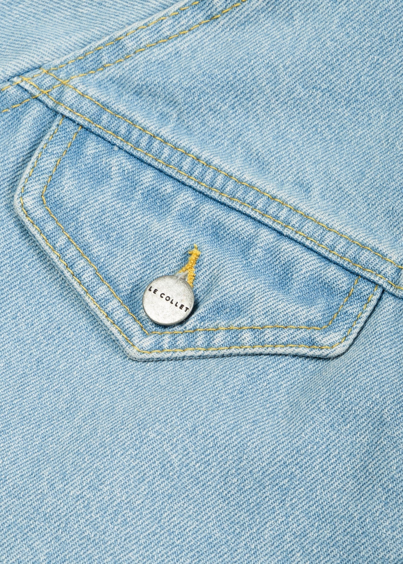 KURTKA DRIES LIGHT BLUE LECOLLET