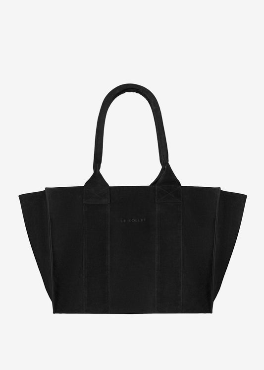 THE BIG BAG BLACK SUEDE LECOLLET