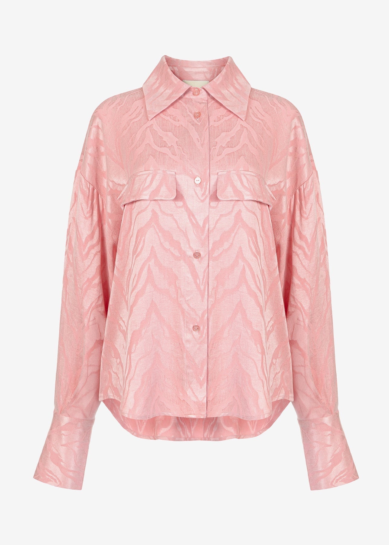 MARIA PINK WOOD SHIRT
