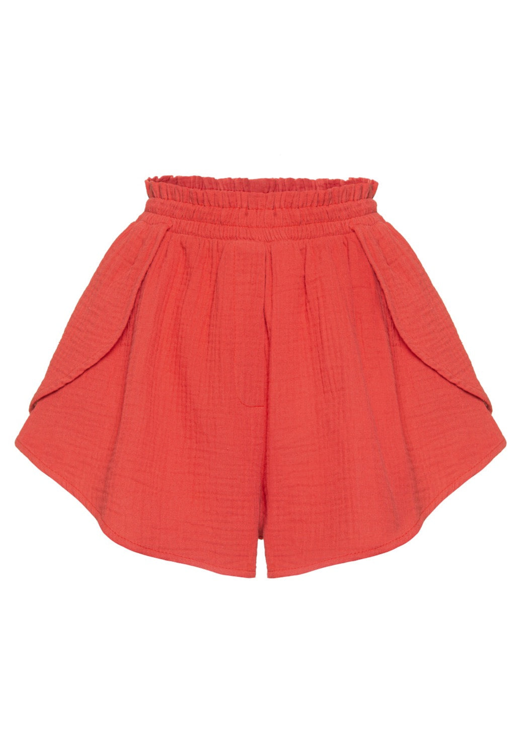 JUSTINE MUSLIN RED LeCollet