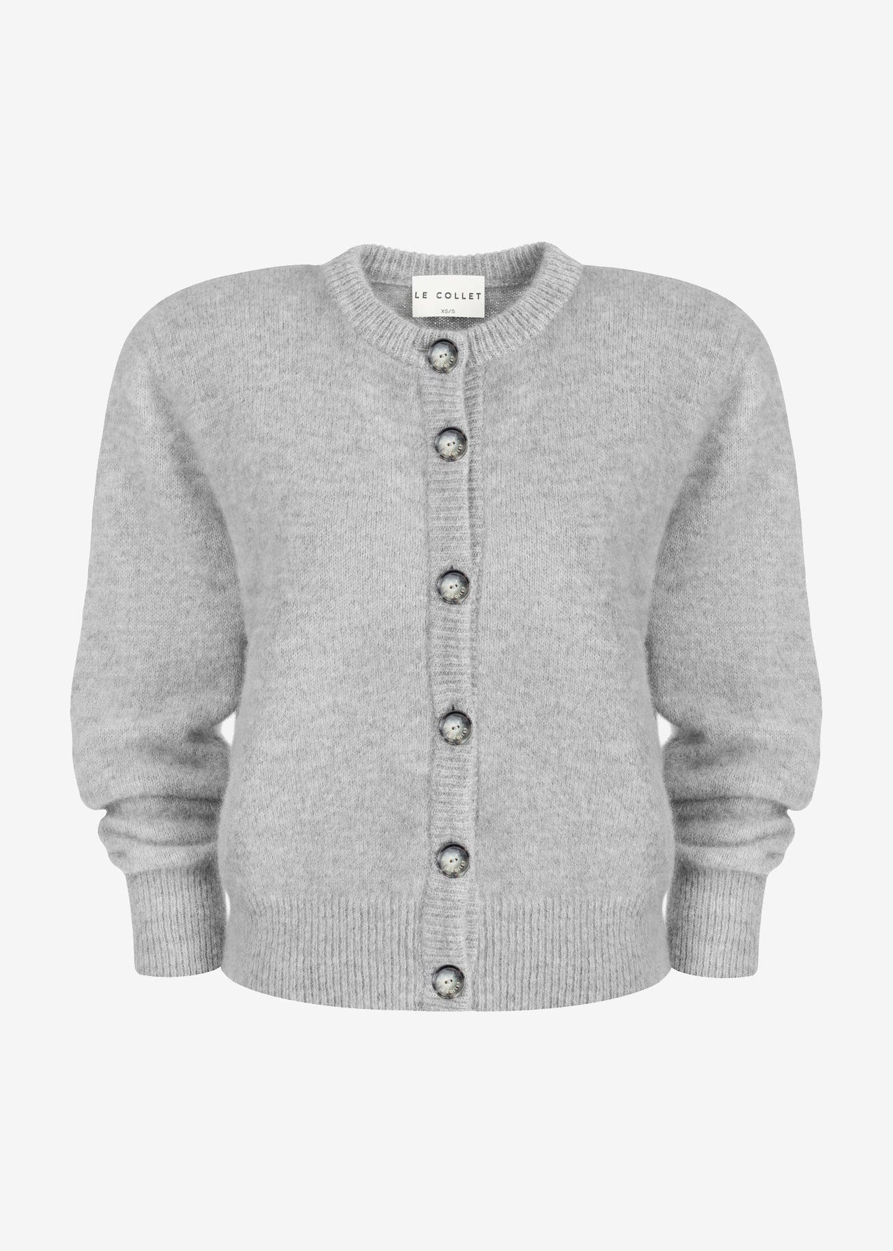 KARDIGAN ISOLA ALPACA GREY