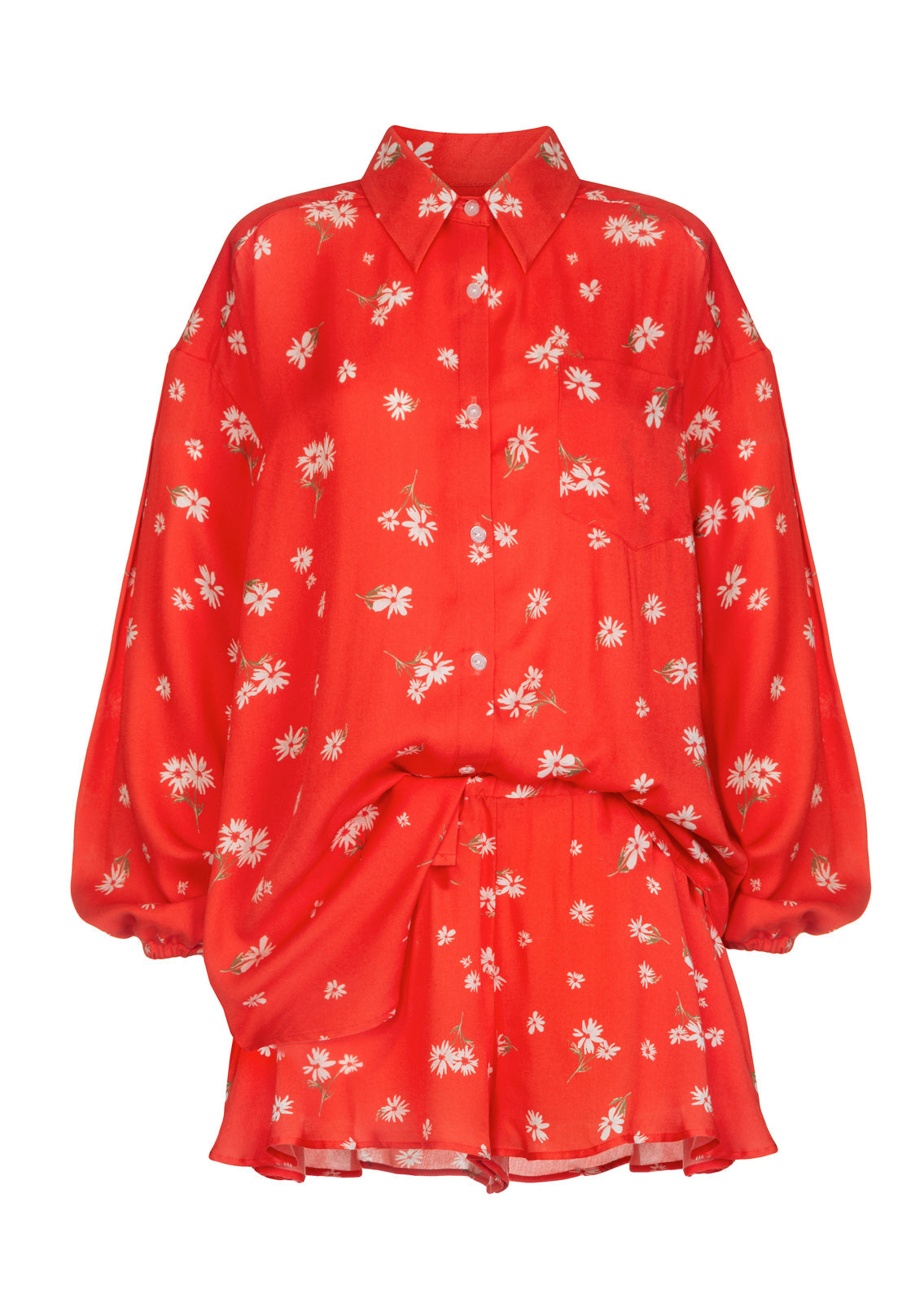 NETIE RED DAISY LECOLLET