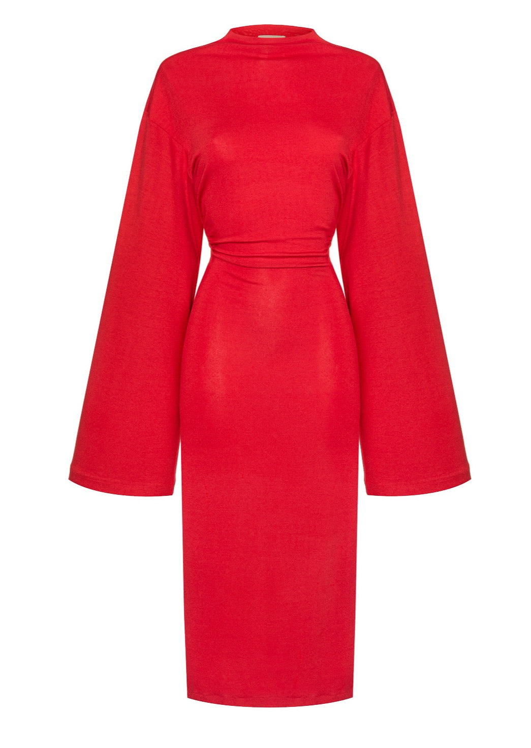 AURI BACKLESS RED DRESS