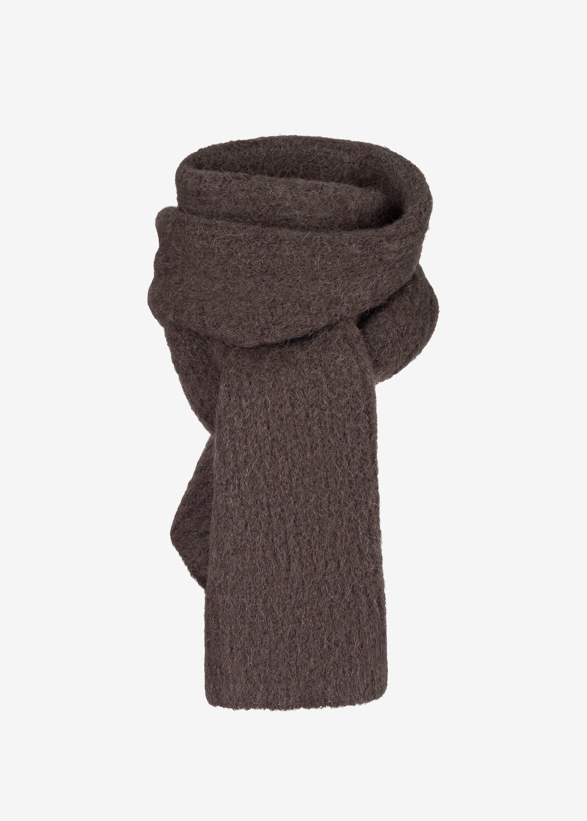 LUCERNA ALPACA BROWN SCARF