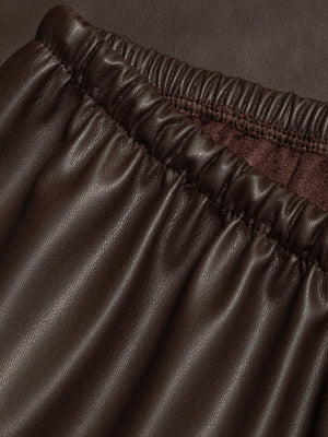 jesień RONI FAUX LEATHER BROWN LECOLLET
