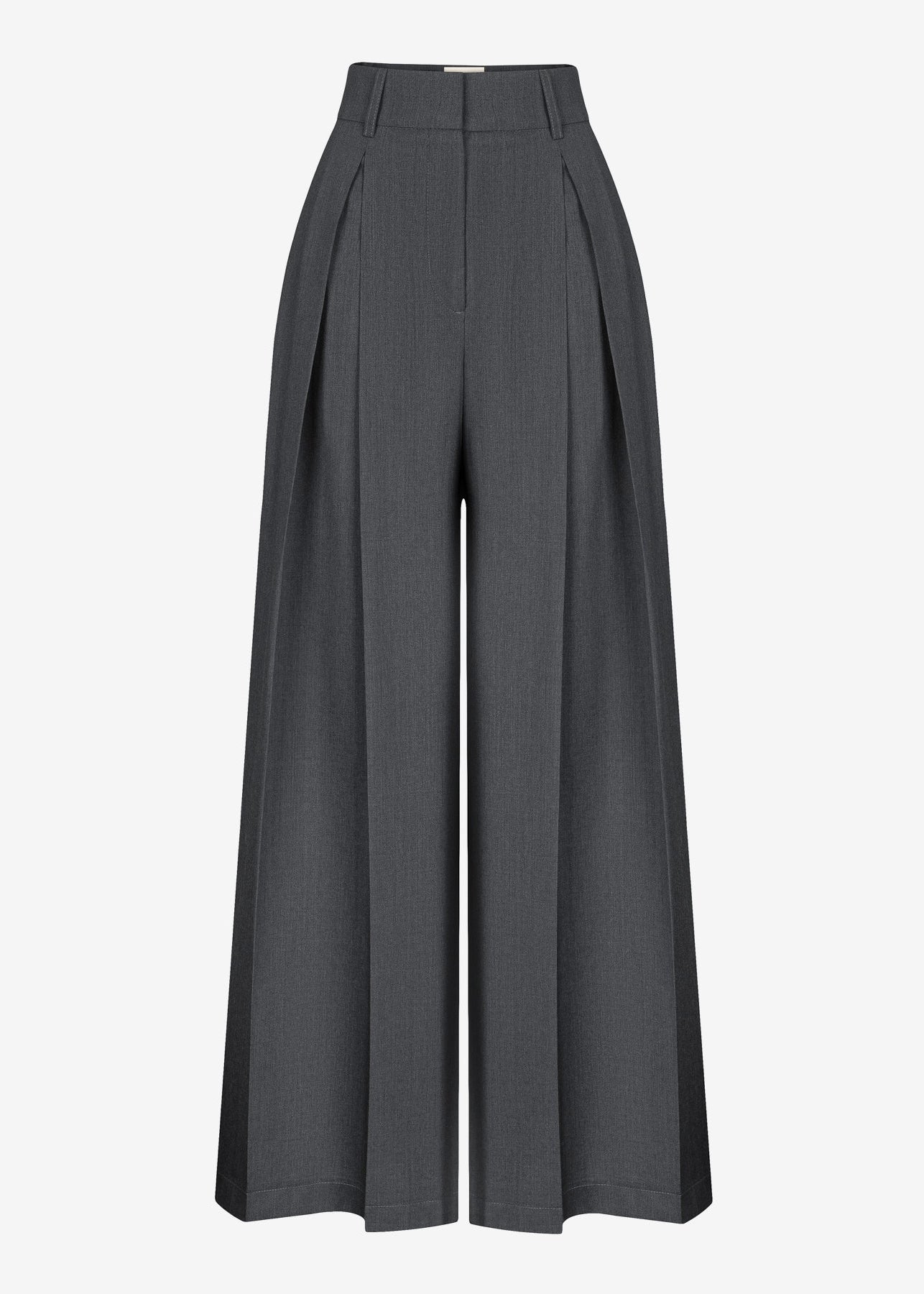 SPODNIE PHOEBE WOOL GREY