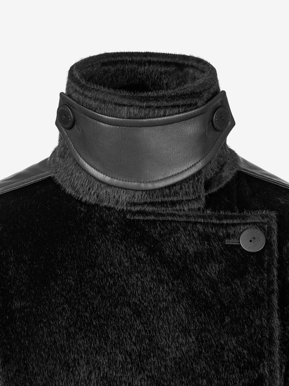 PŁASZCZ BOLD PONY HAIR BLACK
