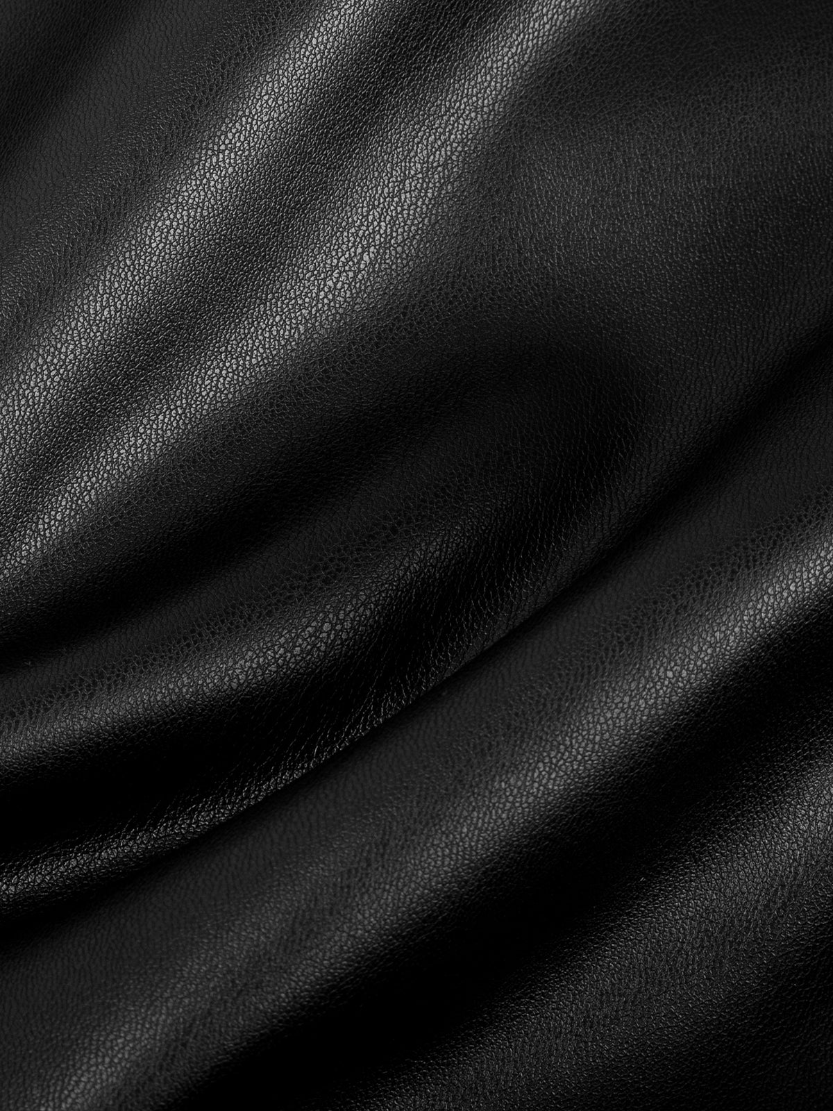 SPODNIE RONI FAUX LEATHER BLACK