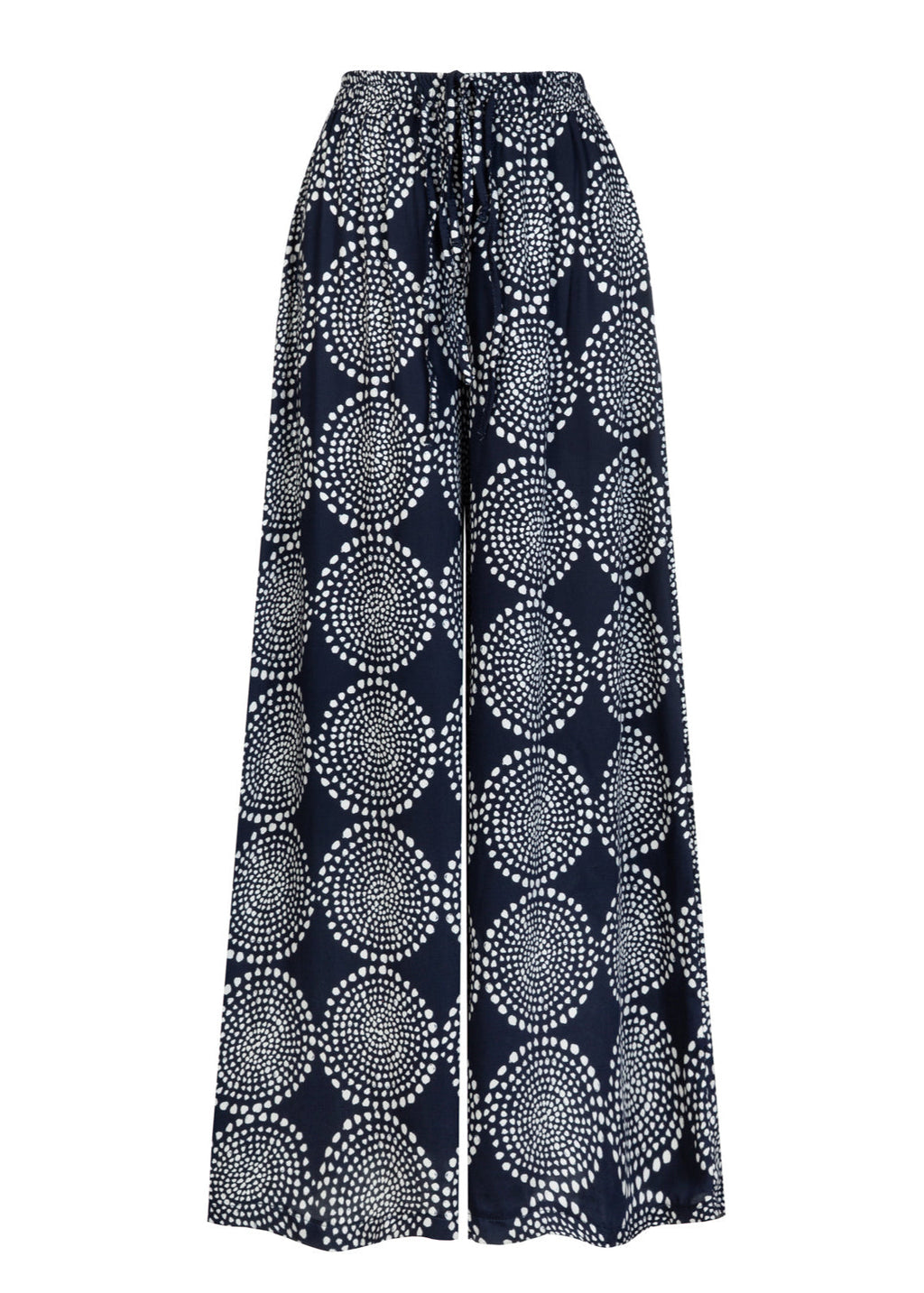 SPODNIE TONIA REGULAR MANDALA WHITE LECOLLET