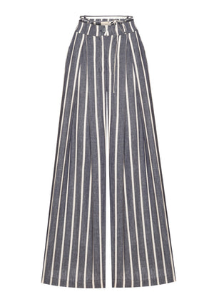 NORIE BELT LINEN STRIPES LECOLLET
