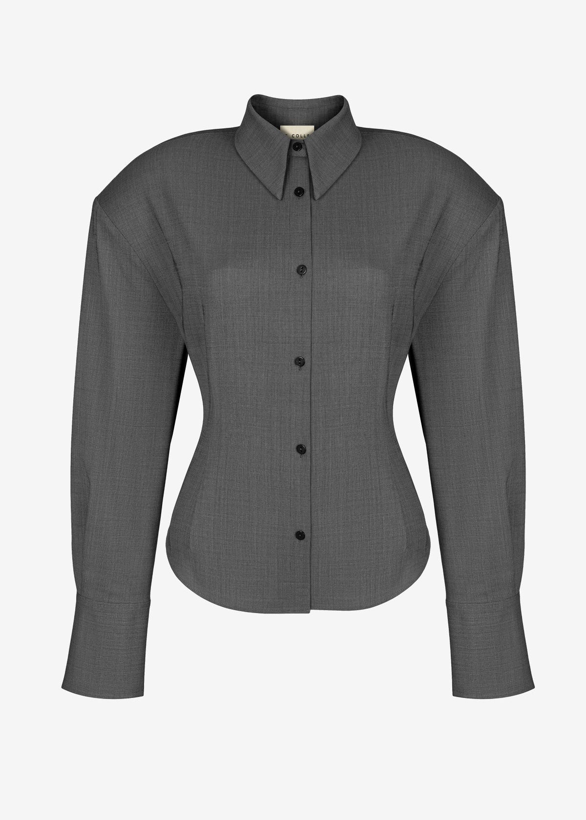 KOSZULA AURELIA GREY LECOLLET