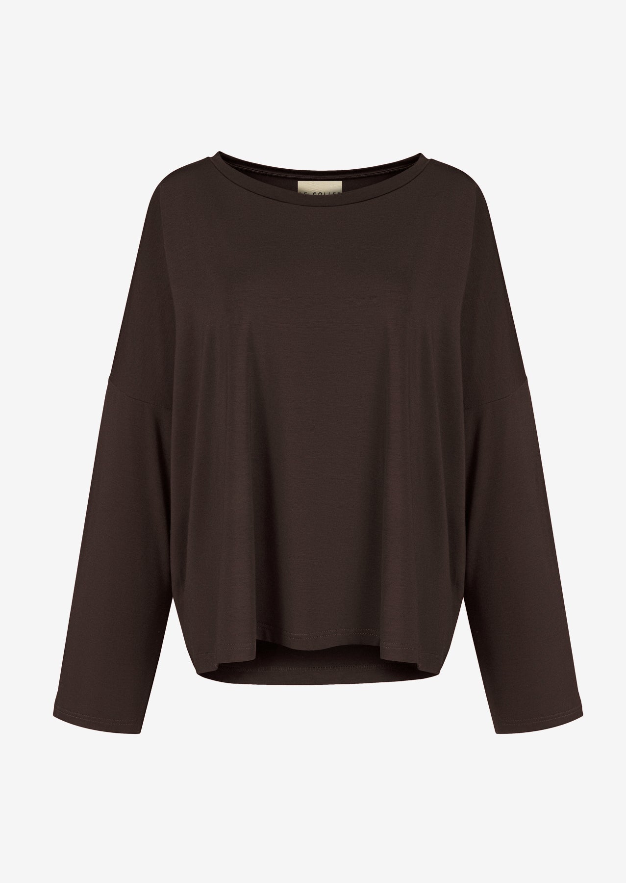 LONGSLEEVE TONIA BAMBOO DARK CHOCO LECOLLET