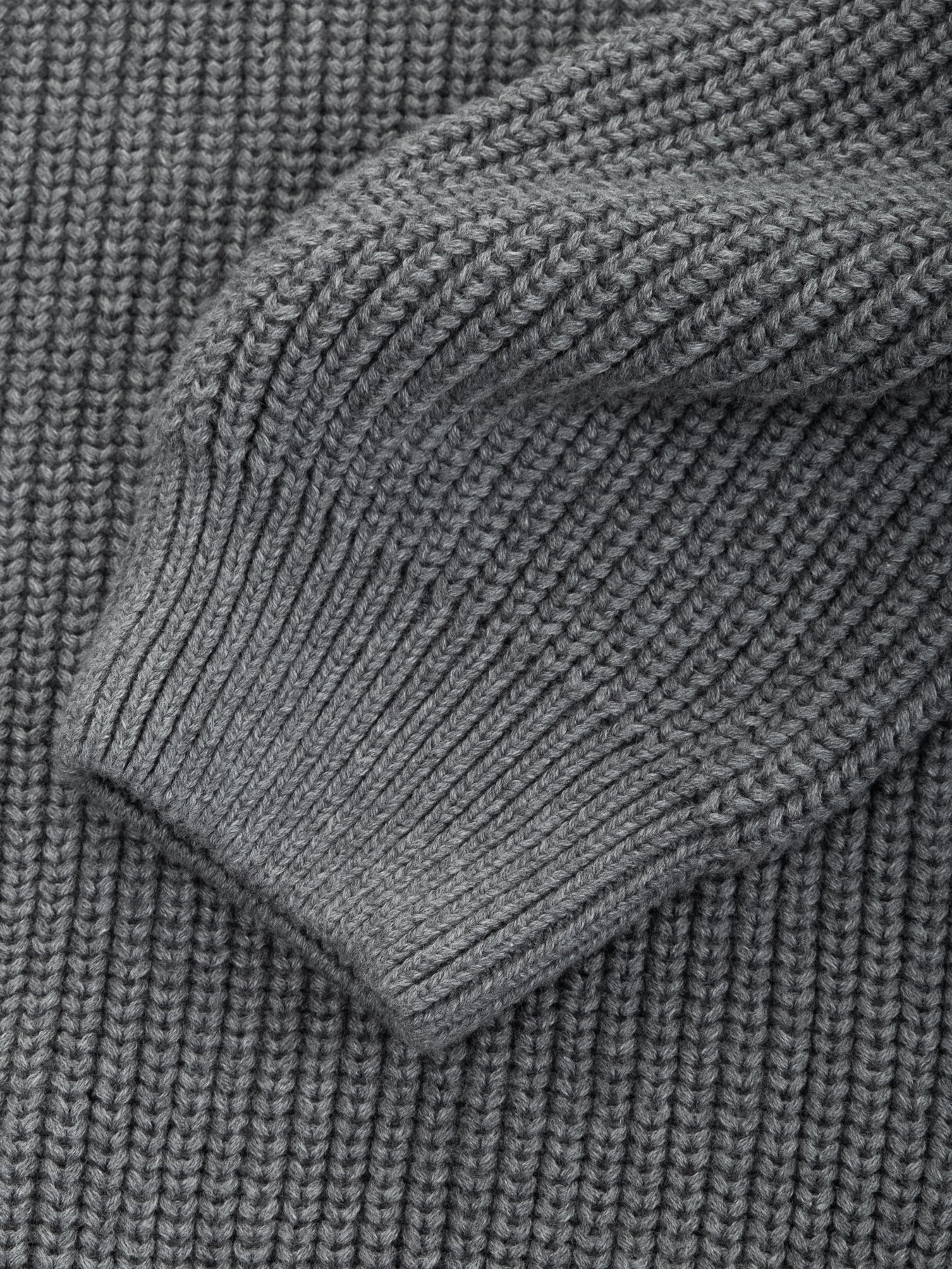 SWETER POLO ZURI GREY MELANGE LECOLLET