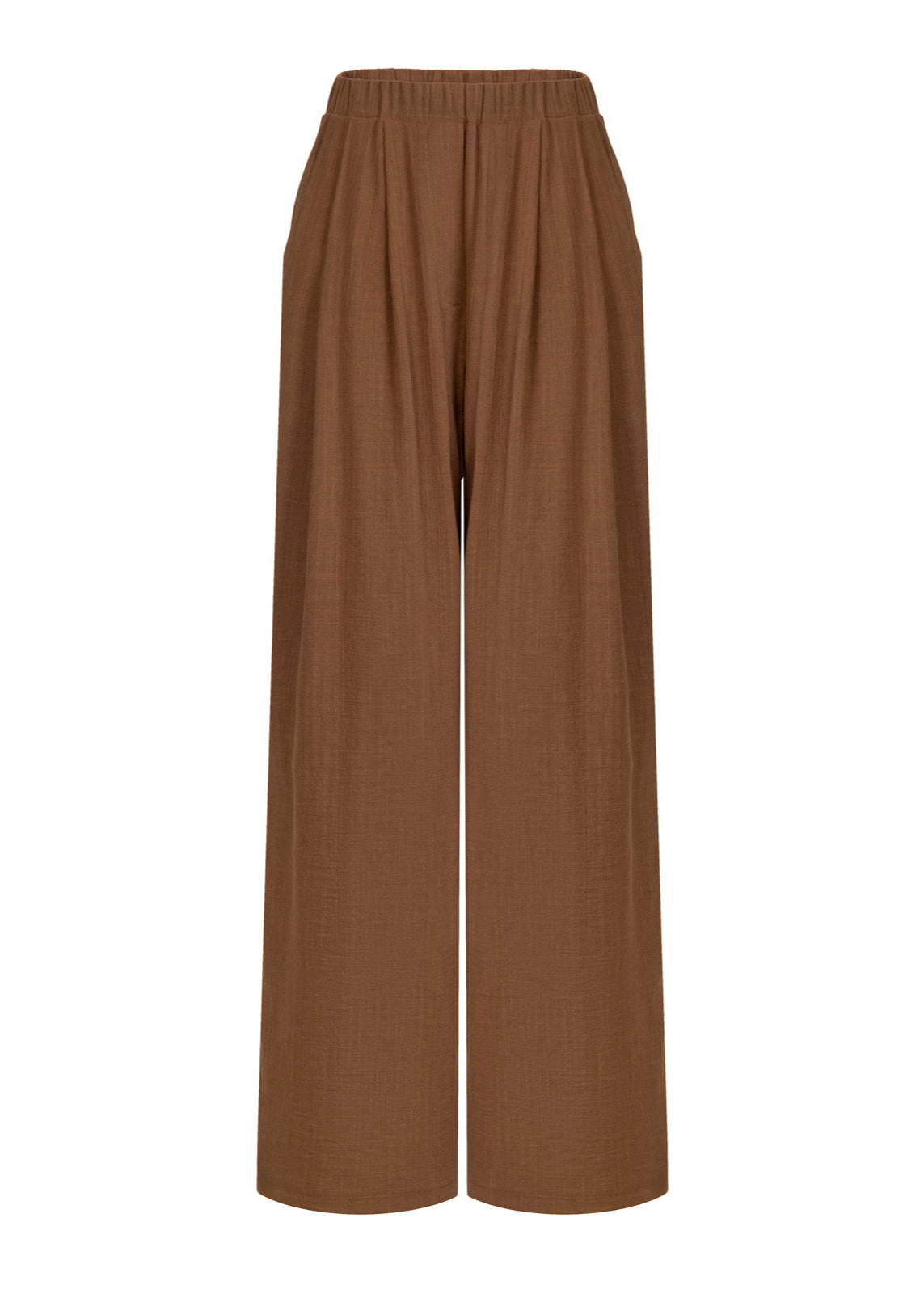 SPODNIE DAVIS ELASTIC BROWN