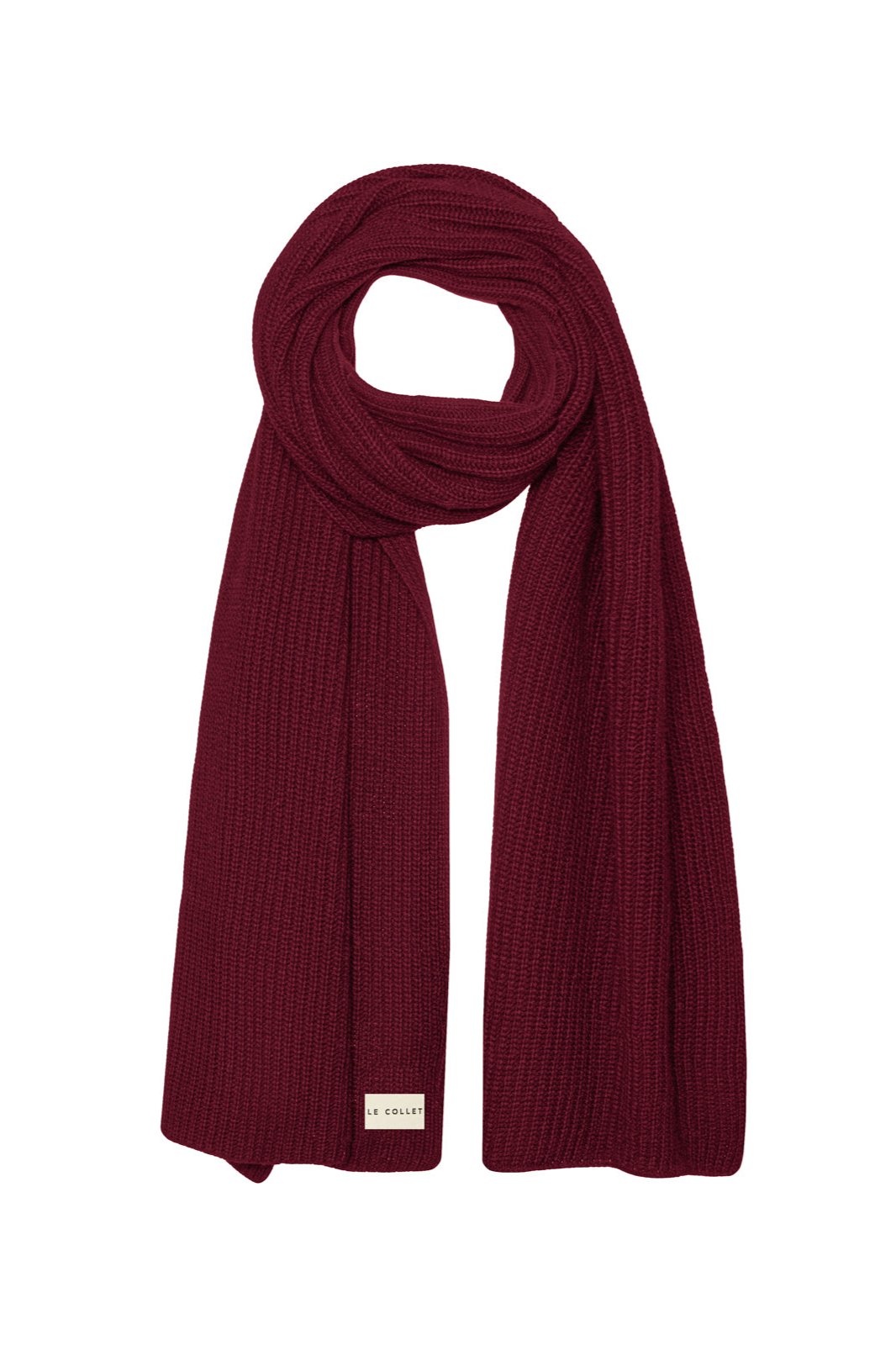 AMI SCARF BURGUND LECOLLET