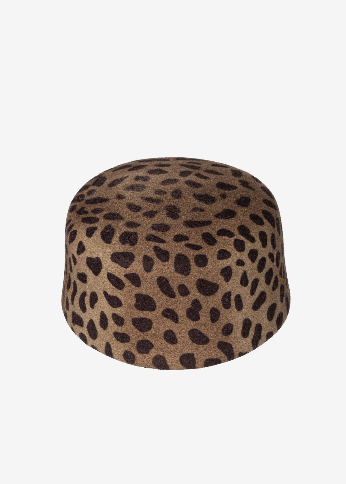 SASHA LEOPARD PILLBOX HAT
