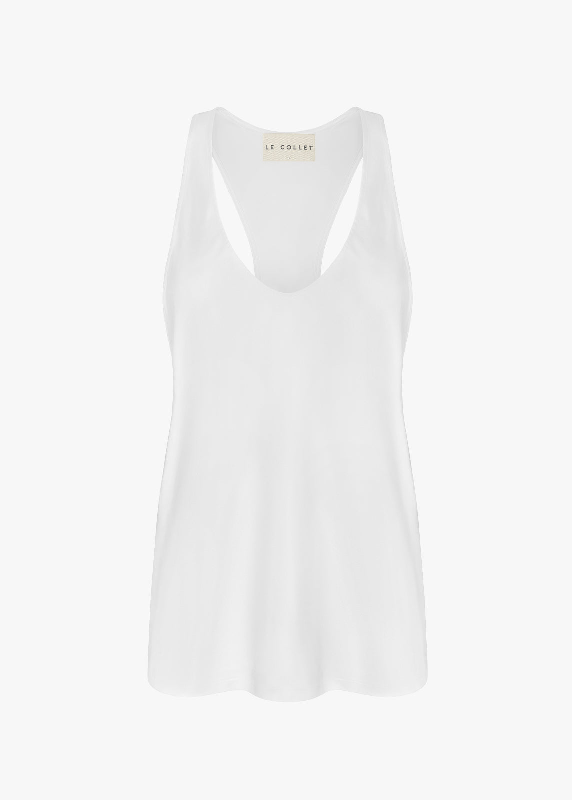 TOP SONIA SATIN OFF WHITE LECOLLET