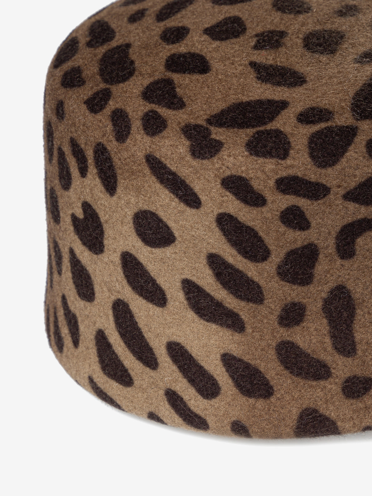 SASHA LEOPARD PILLBOX HAT