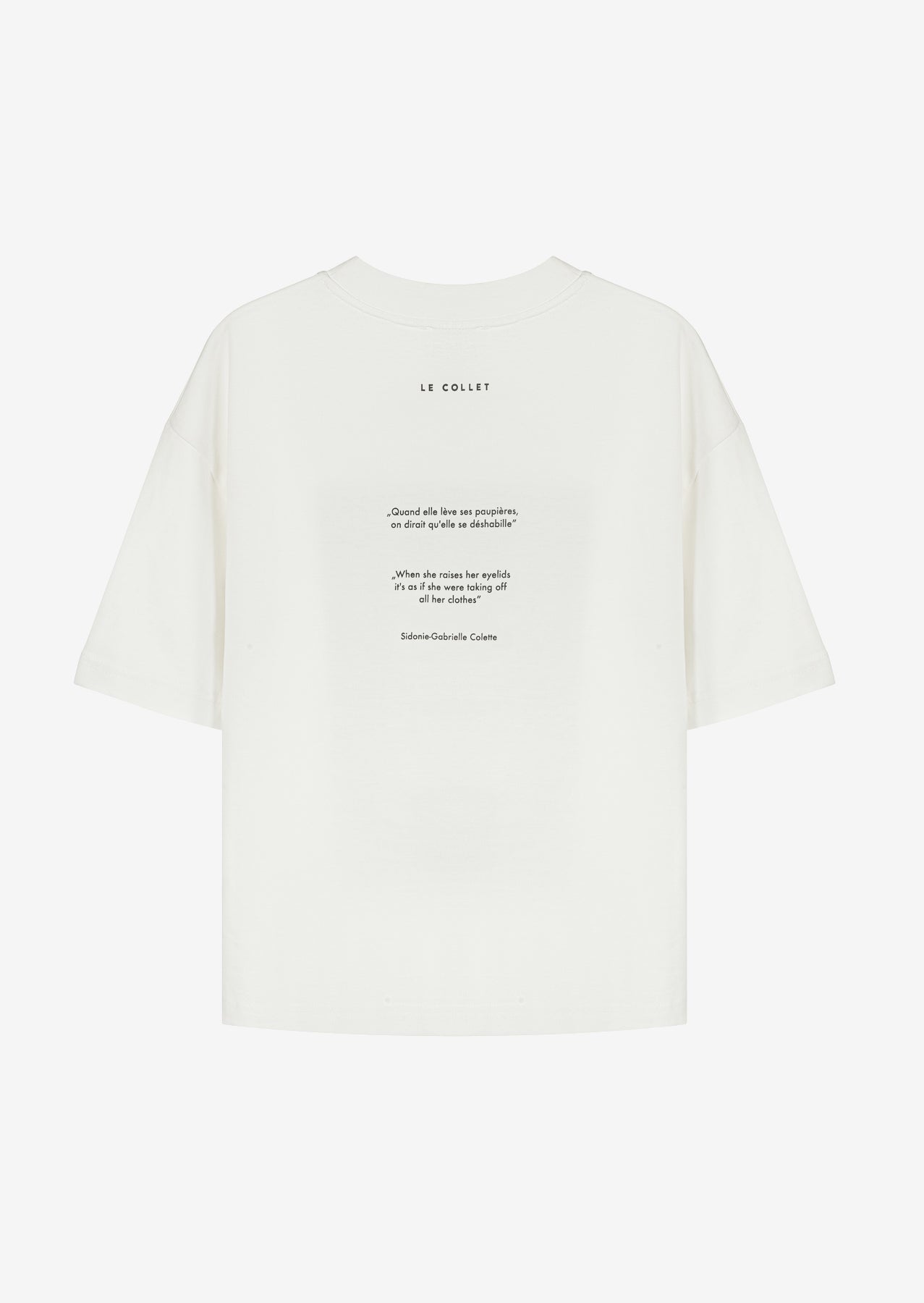 T-SHIRT GABRIELLE DARK ECRU LECOLLET