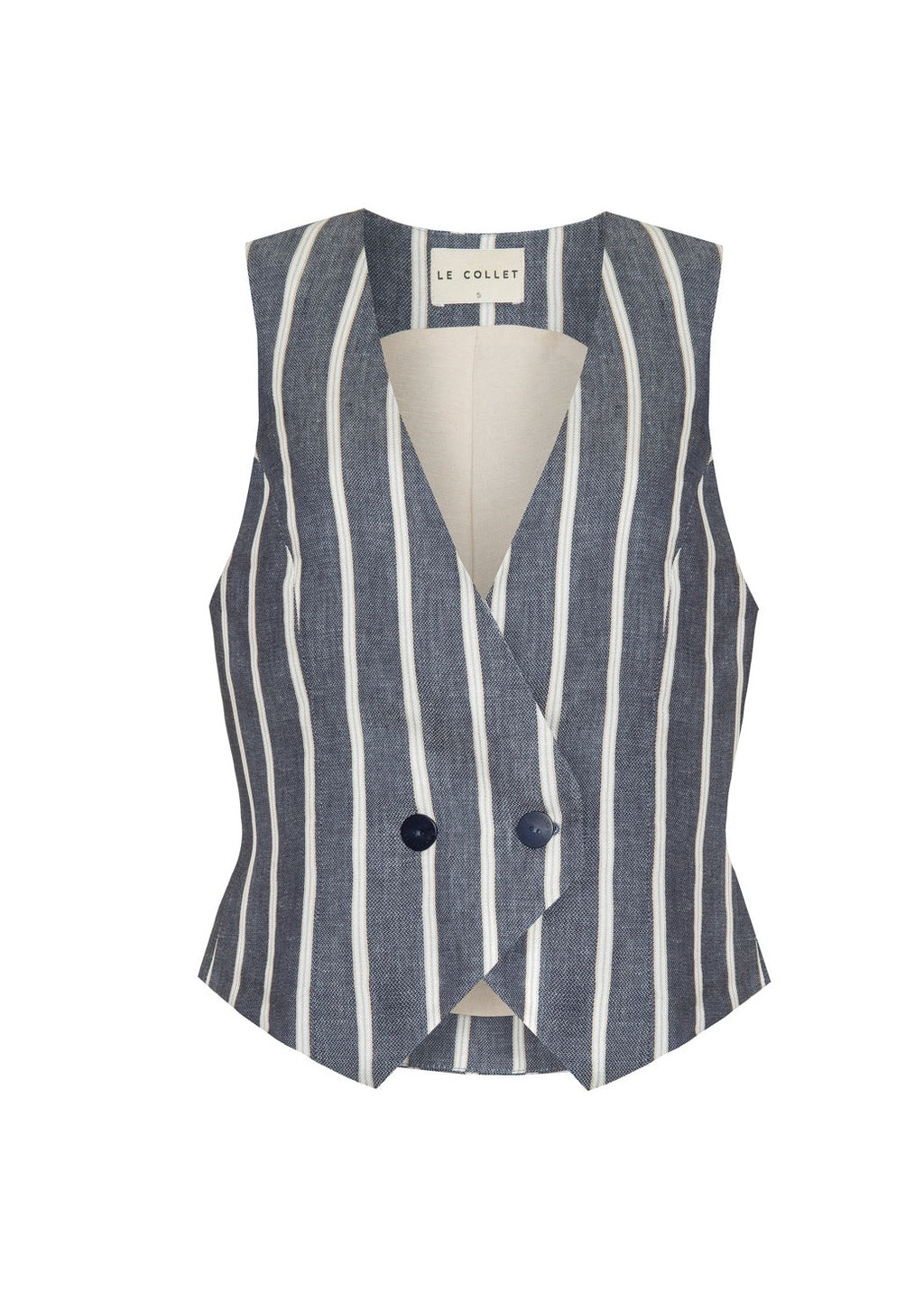 TORRY LINEN STRIPES LECOLLET